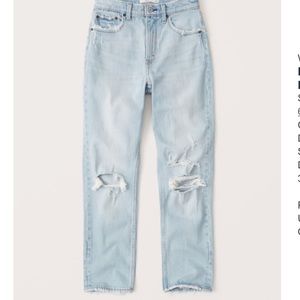 Abercrombie and Fitch “the mom” high rise jeans
